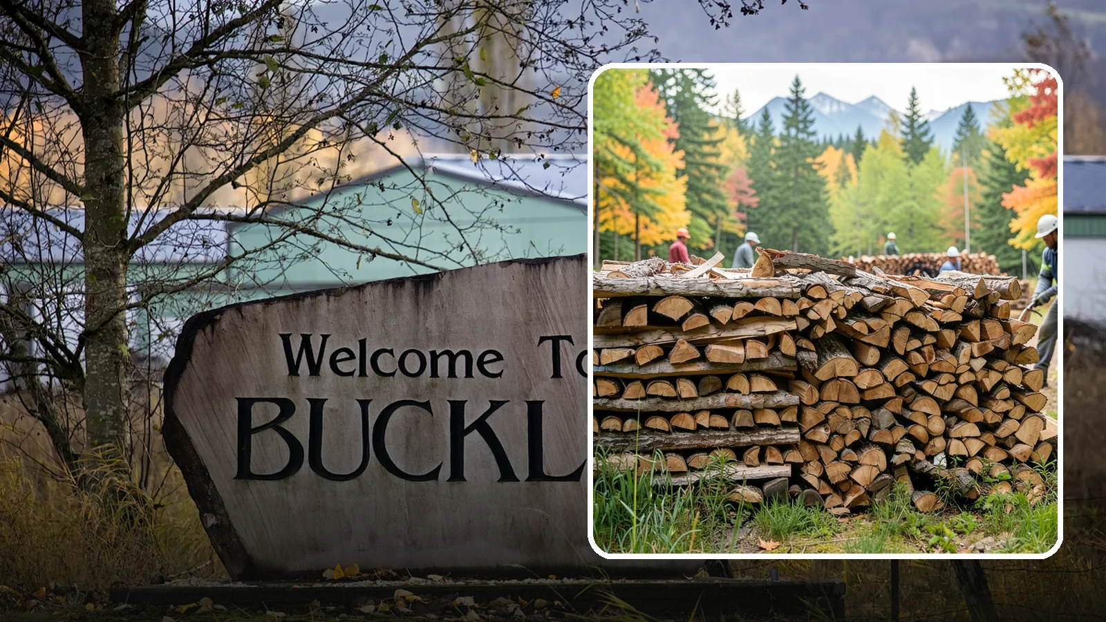 Wedding Firewood in Buckley, Pierce County, WA - We supply clean, seasoned firewood for Pacific Northwest weddings so ceremony and reception fires light beautifully on the big...