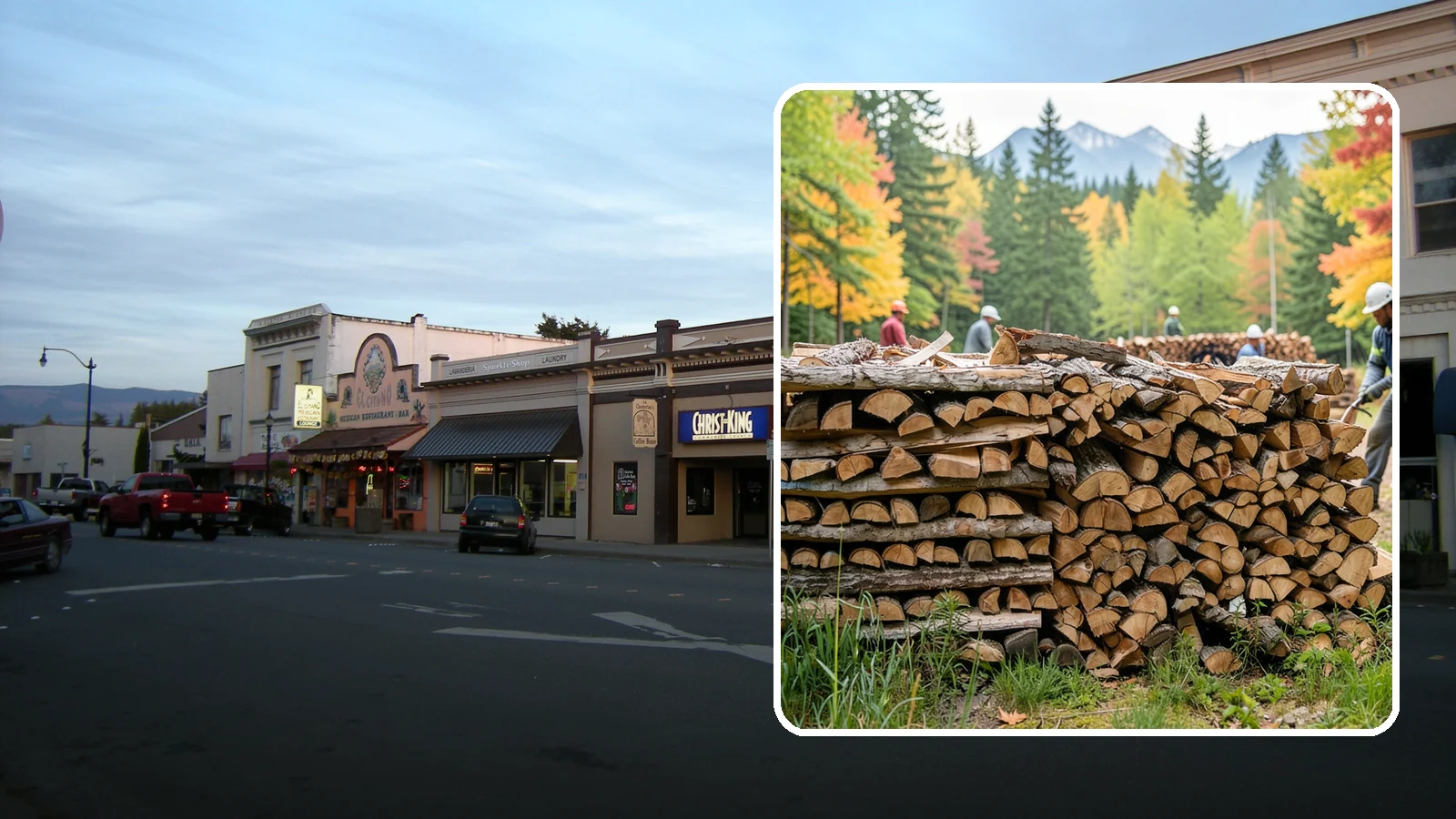 Wedding Firewood in Burlington, Skagit County, WA - We supply clean, seasoned firewood for Pacific Northwest weddings so ceremony and reception fires light beautifully on the big...