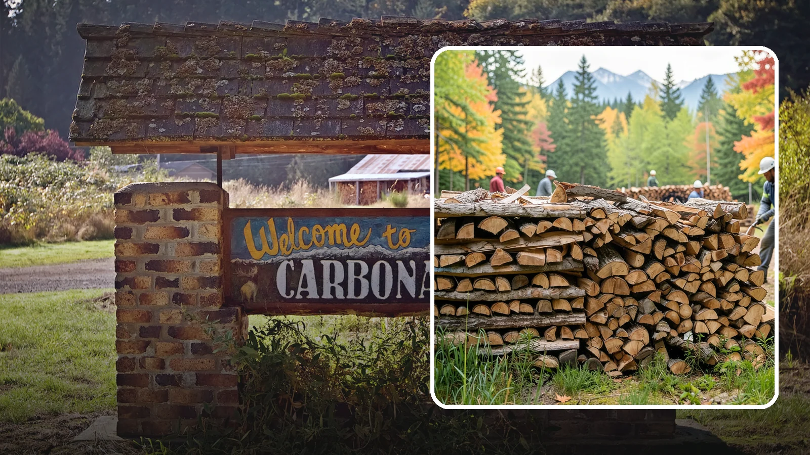Wedding Firewood in Carbonado, Pierce County, WA - We supply clean, seasoned firewood for Pacific Northwest weddings so ceremony and reception fires light beautifully on the big...