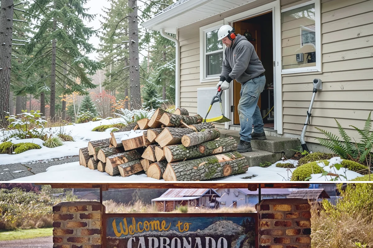 Wedding Firewood in Carbonado, Pierce County, WA - Reserve wedding firewood early for the popular spring, summer, and fall wedding seasons.
