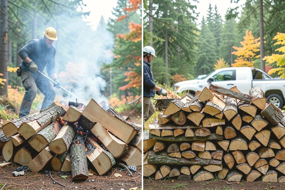 Wedding Firewood in Carnation, King County, WA - Confirm the date, venue, and fire features
