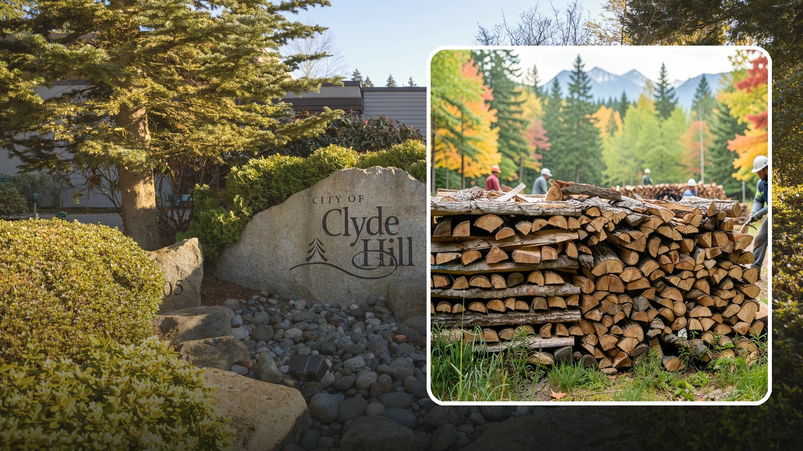 Wedding Firewood in Clyde Hill, King County, WA - We supply clean, seasoned firewood for Pacific Northwest weddings so ceremony and reception fires light beautifully on the big...