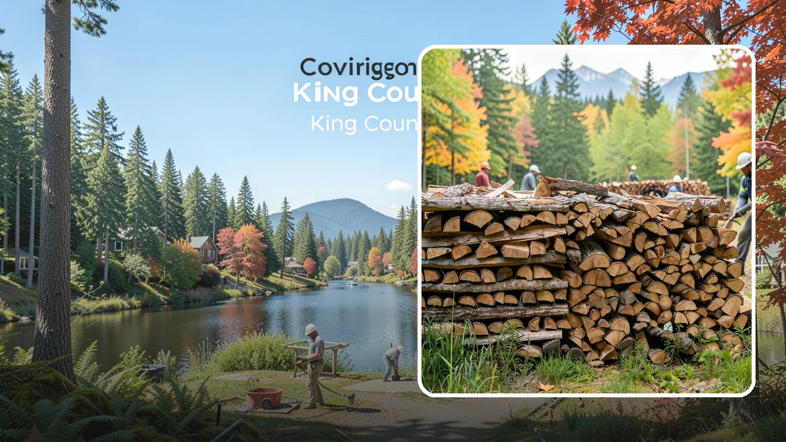 Wedding Firewood in Covington, WA - We supply clean, seasoned firewood for Pacific Northwest weddings so ceremony and reception fires light beautifully on the big...