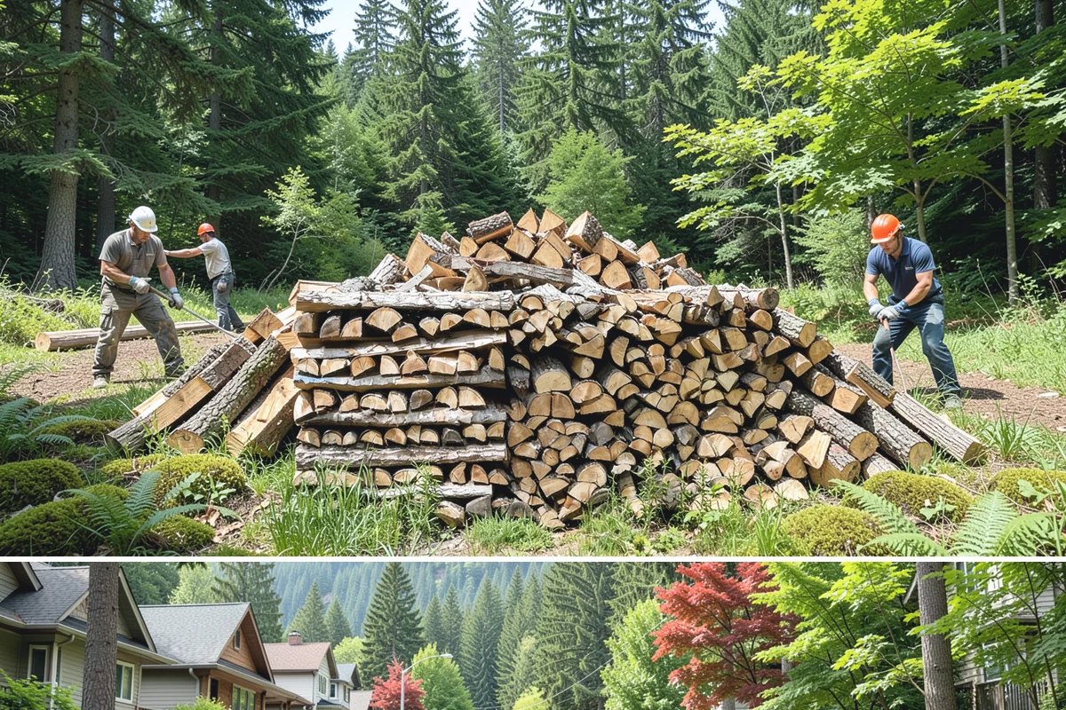 Wedding Firewood in Darrington, Snohomish County, WA - Reserve wedding firewood early for the popular spring, summer, and fall wedding seasons.
