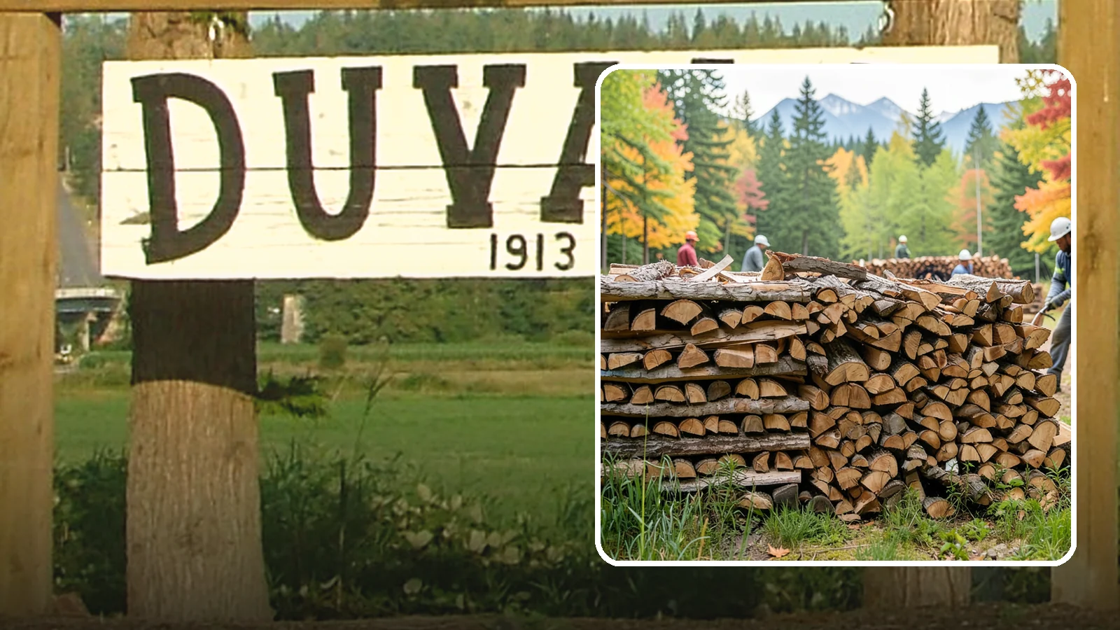 Wedding Firewood in Duvall, King County, WA - We supply clean, seasoned firewood for Pacific Northwest weddings so ceremony and reception fires light beautifully on the big...