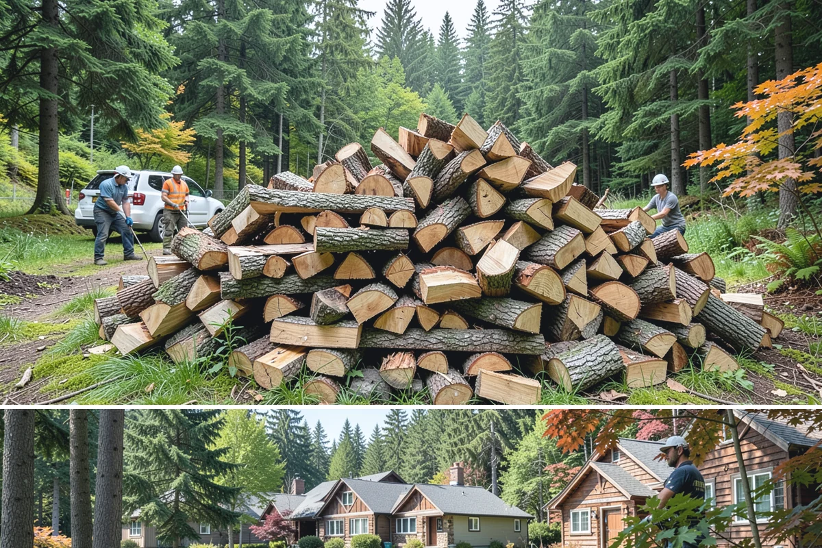 Wedding Firewood in Edgewood, Pierce County, WA - Reserve wedding firewood early for the popular spring, summer, and fall wedding seasons.
