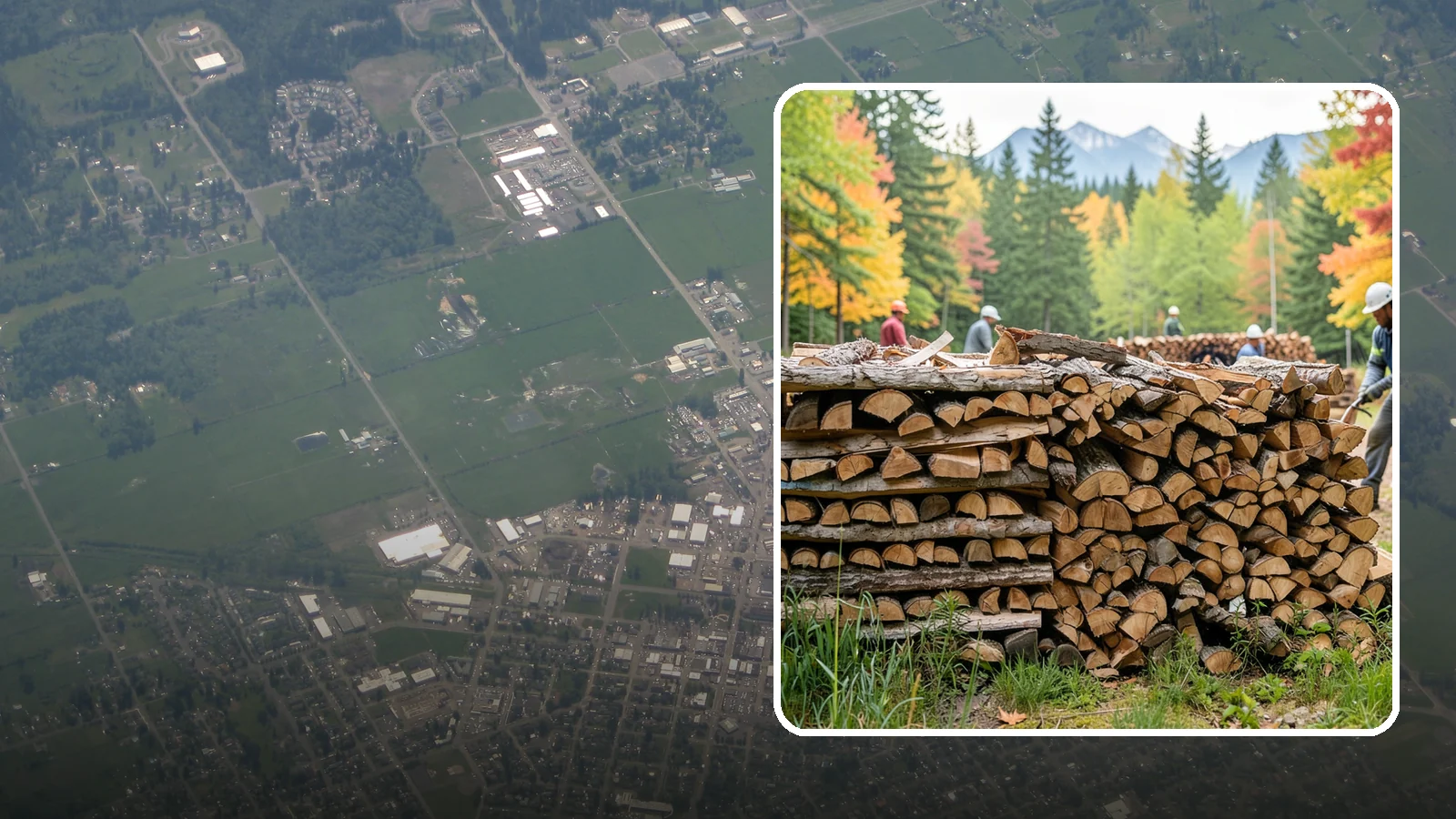 Wedding Firewood in Enumclaw, King County, WA - We supply clean, seasoned firewood for Pacific Northwest weddings so ceremony and reception fires light beautifully on the big...