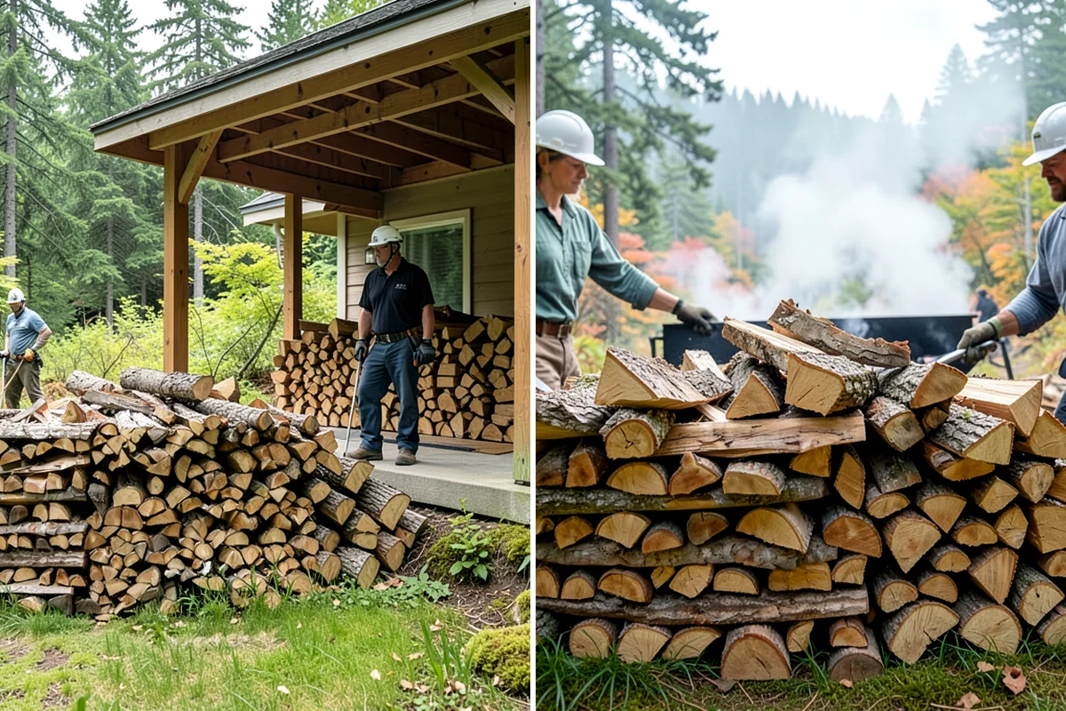 Wedding Firewood in Enumclaw, King County, WA - Confirm the date, venue, and fire features
