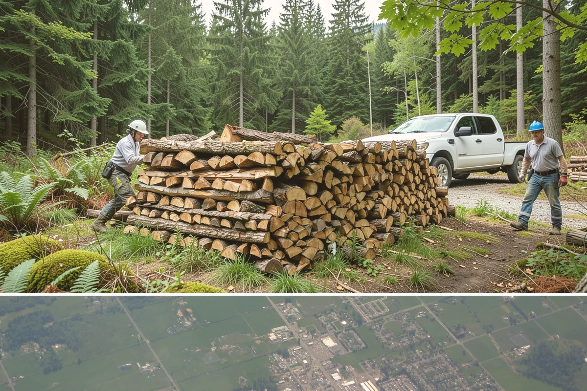 Wedding Firewood in Enumclaw, King County, WA - Reserve wedding firewood early for the popular spring, summer, and fall wedding seasons.