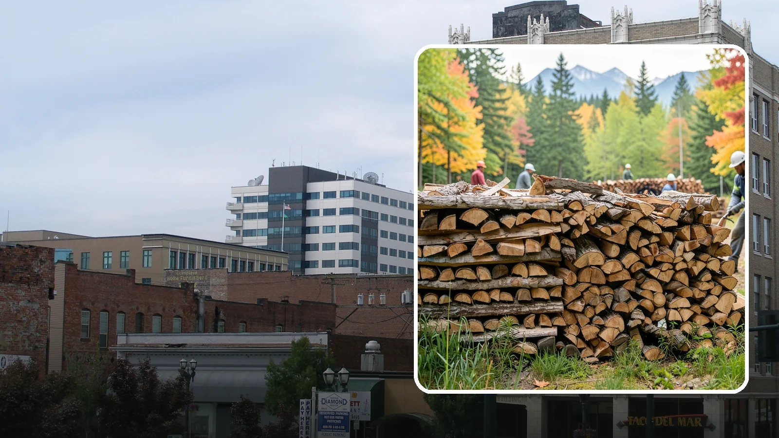 Wedding Firewood in Everett, Snohomish County, WA - We supply clean, seasoned firewood for Pacific Northwest weddings so ceremony and reception fires light beautifully on the big...