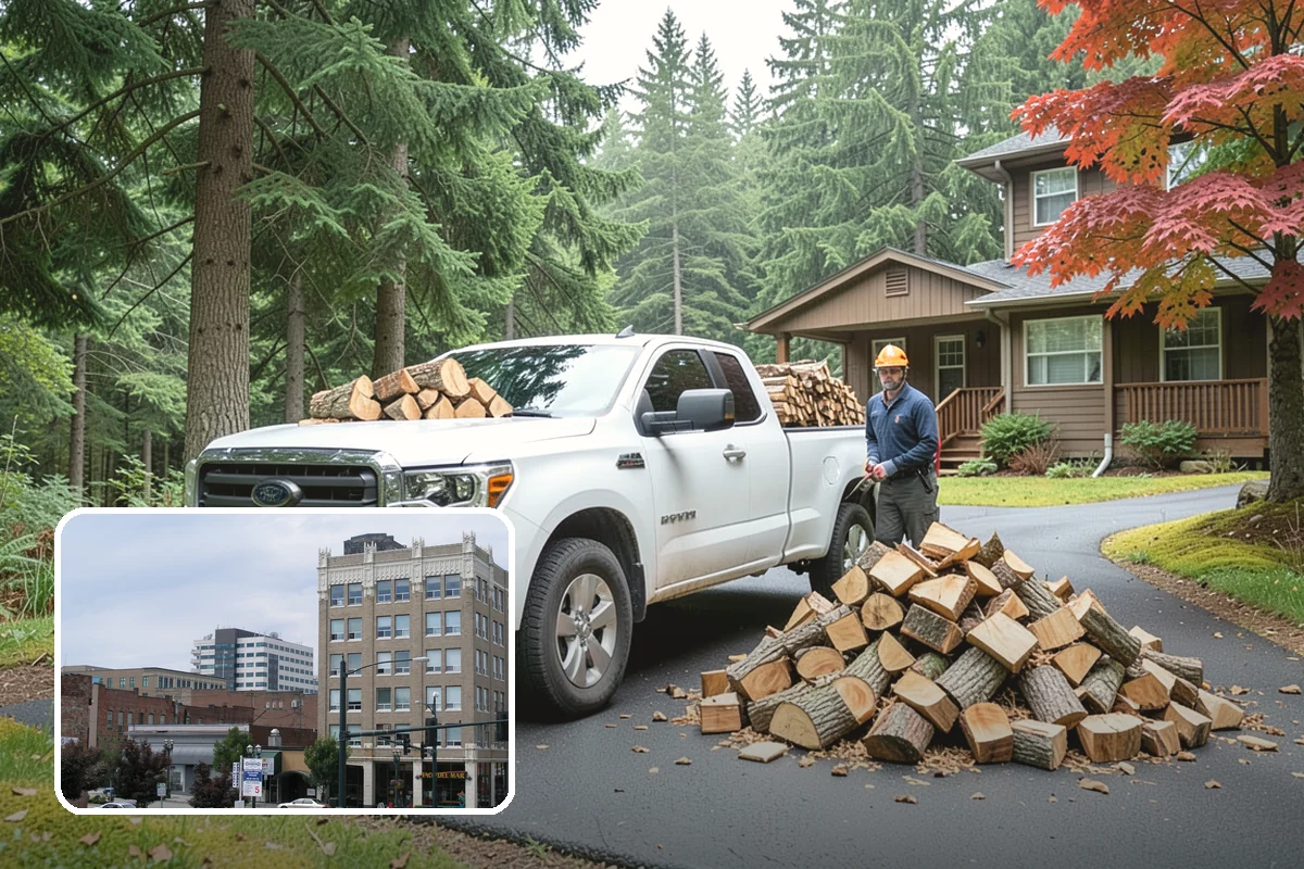 Wedding Firewood in Everett, Snohomish County, WA - Fully seasoned wood that lights cleanly on cue