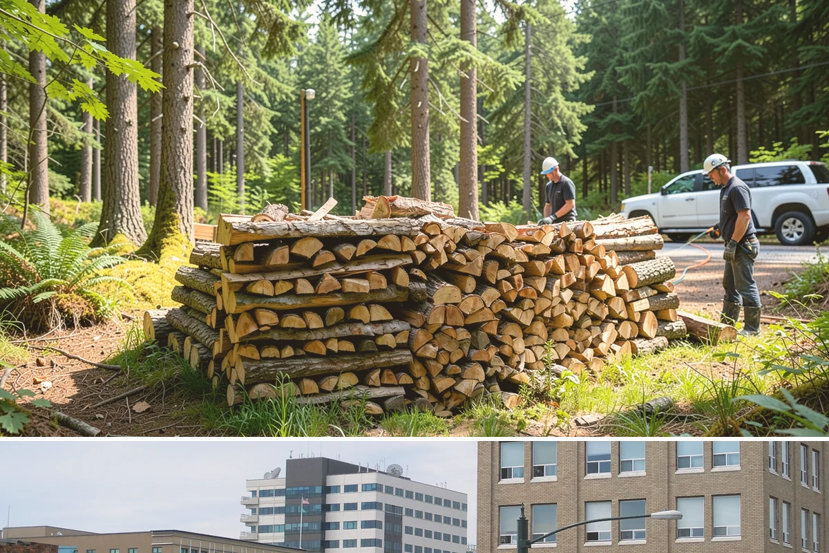 Wedding Firewood in Everett, Snohomish County, WA - Reserve wedding firewood early for the popular spring, summer, and fall wedding seasons.