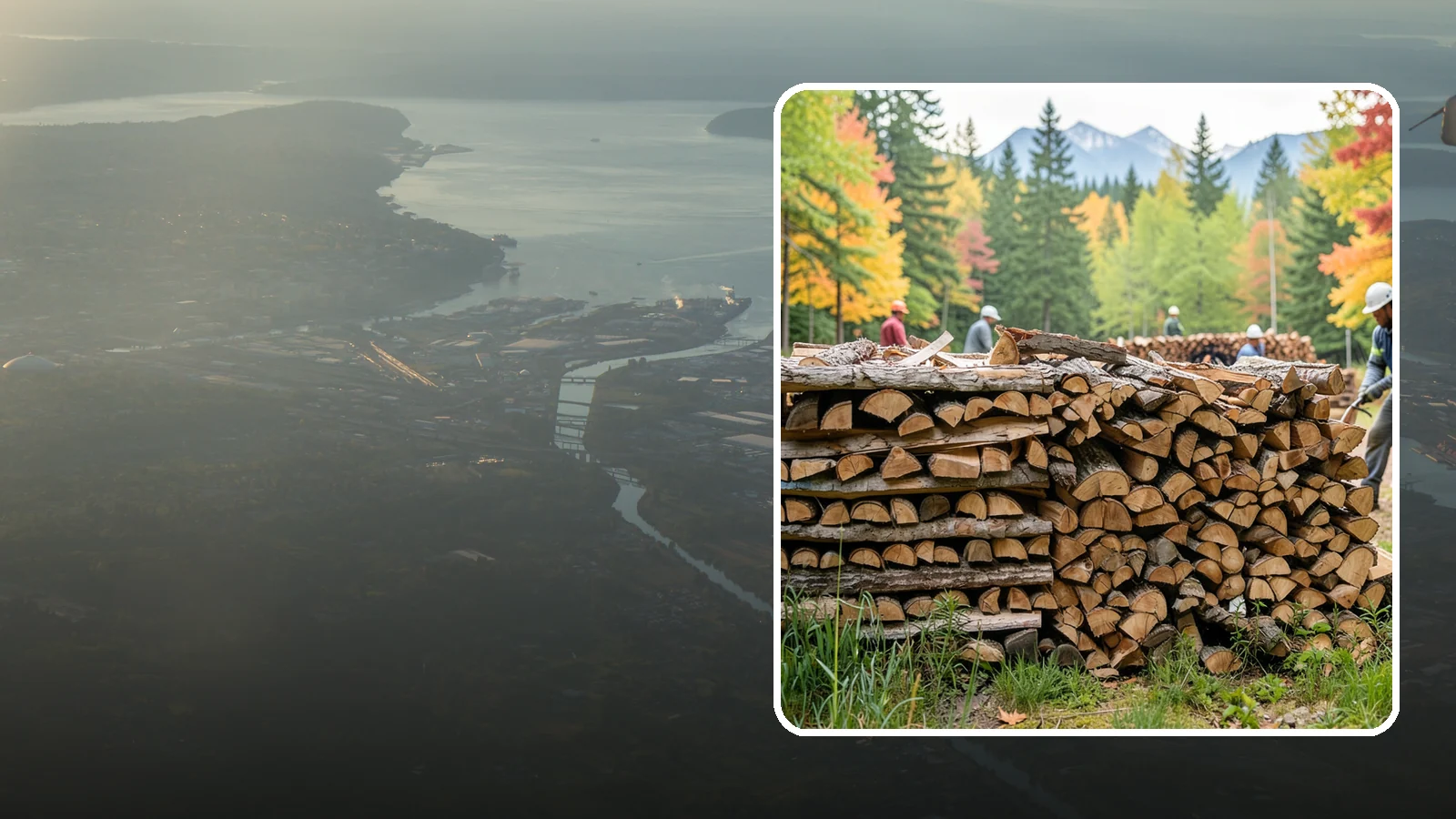 Wedding Firewood in Fife, Pierce County, WA - We supply clean, seasoned firewood for Pacific Northwest weddings so ceremony and reception fires light beautifully on the big...
