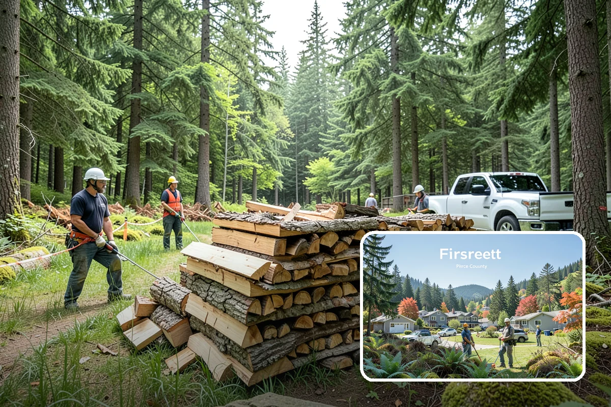 Wedding Firewood in Fircrest, Pierce County, WA - Fully seasoned wood that lights cleanly on cue