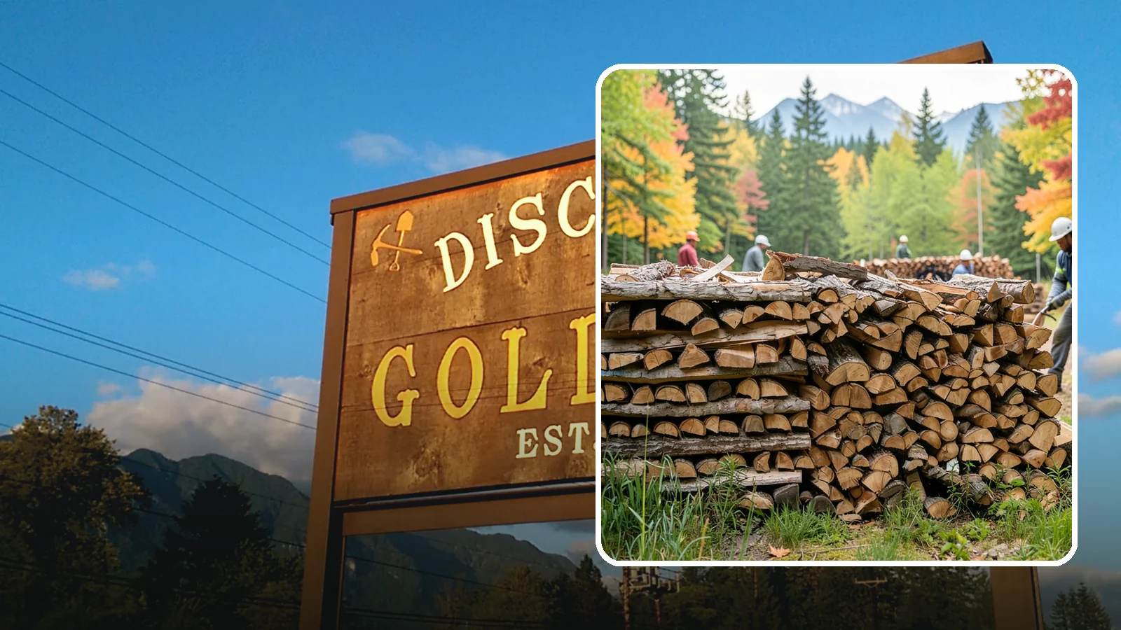 Wedding Firewood in Gold Bar, Snohomish County, WA - We supply clean, seasoned firewood for Pacific Northwest weddings so ceremony and reception fires light beautifully on the big...