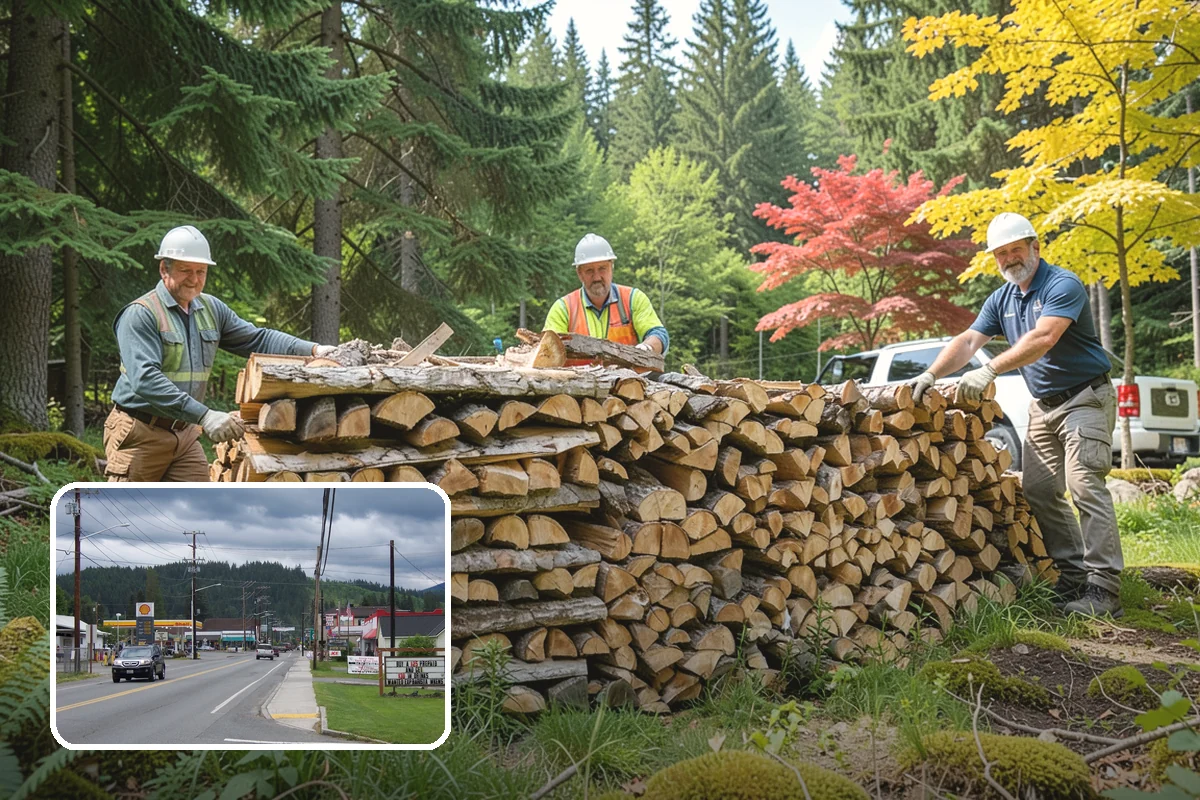 Wedding Firewood in Granite Falls, Snohomish County, WA - Fully seasoned wood that lights cleanly on cue