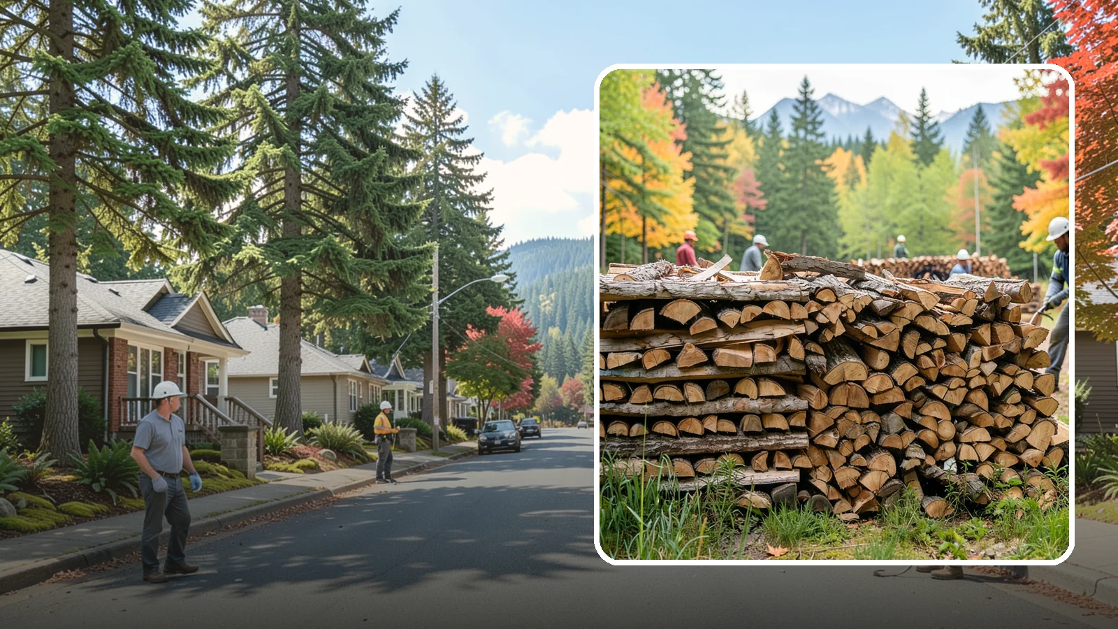 Wedding Firewood in Hunts Point, King County, WA - We supply clean, seasoned firewood for Pacific Northwest weddings so ceremony and reception fires light beautifully on the big...