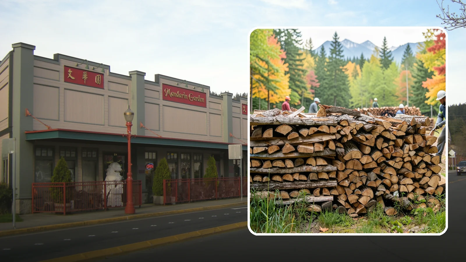 Wedding Firewood in Issaquah, King County, WA - We supply clean, seasoned firewood for Pacific Northwest weddings so ceremony and reception fires light beautifully on the big...