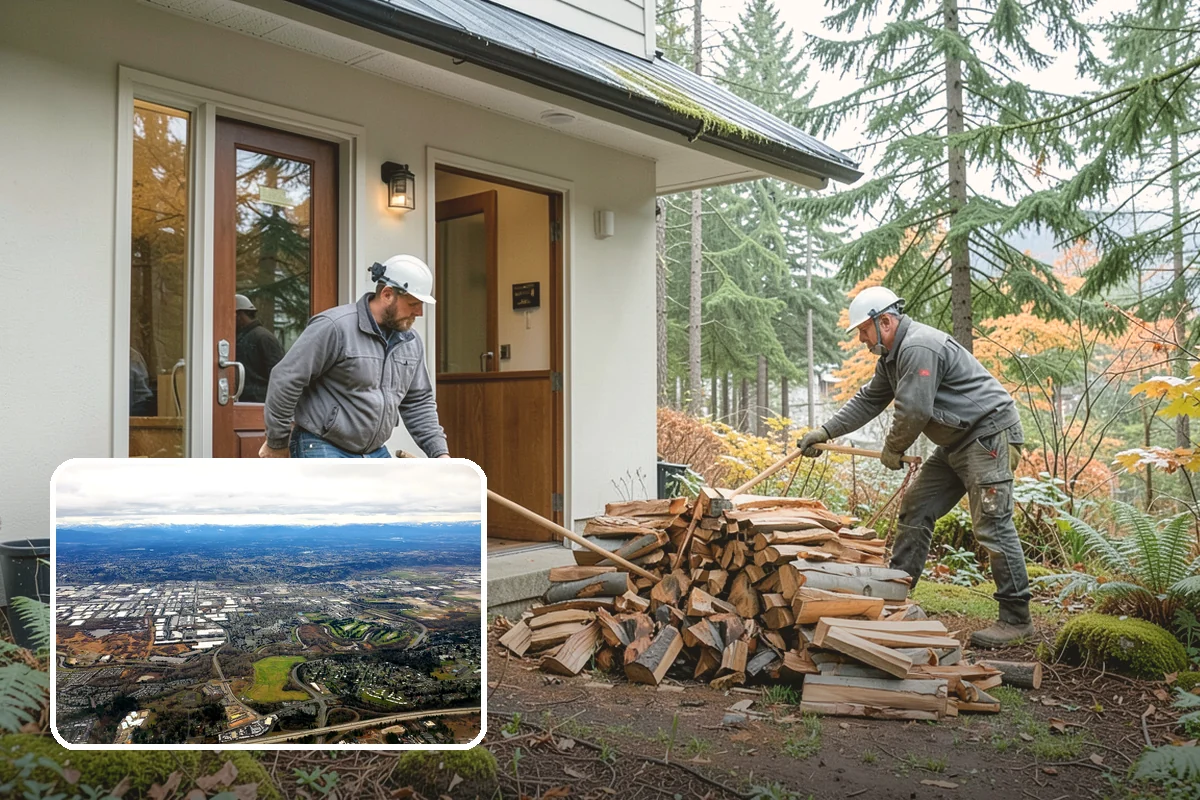 Wedding Firewood in Kent, King County, WA - Fully seasoned wood that lights cleanly on cue
