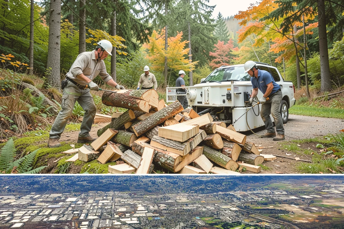 Wedding Firewood in Kent, King County, WA - Reserve wedding firewood early for the popular spring, summer, and fall wedding seasons.