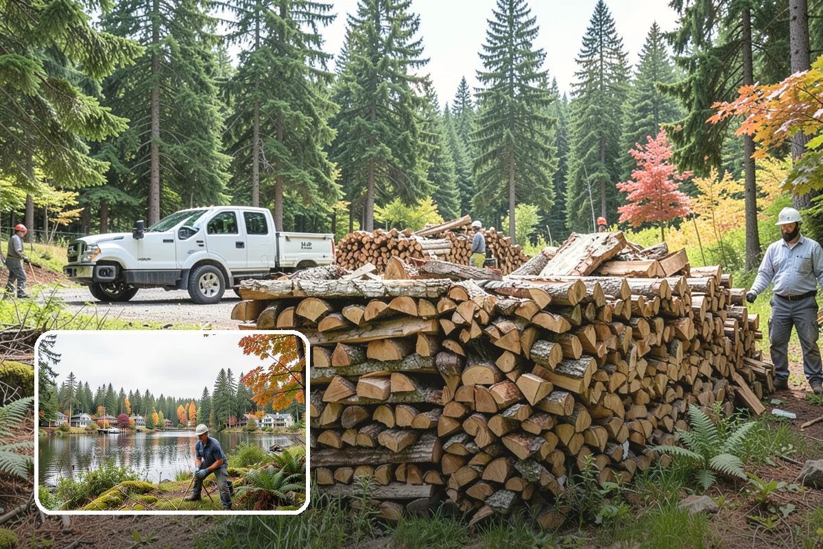 Wedding Firewood in La Conner, Skagit County, WA - Fully seasoned wood that lights cleanly on cue