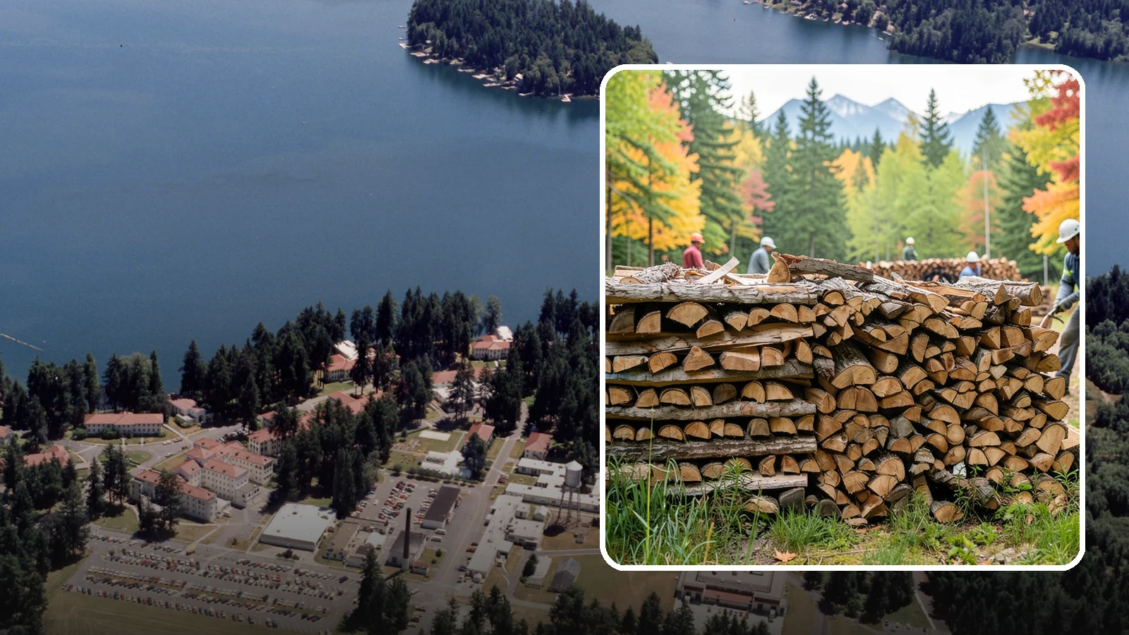 Wedding Firewood in Lakewood, Pierce County, WA - We supply clean, seasoned firewood for Pacific Northwest weddings so ceremony and reception fires light beautifully on the big...