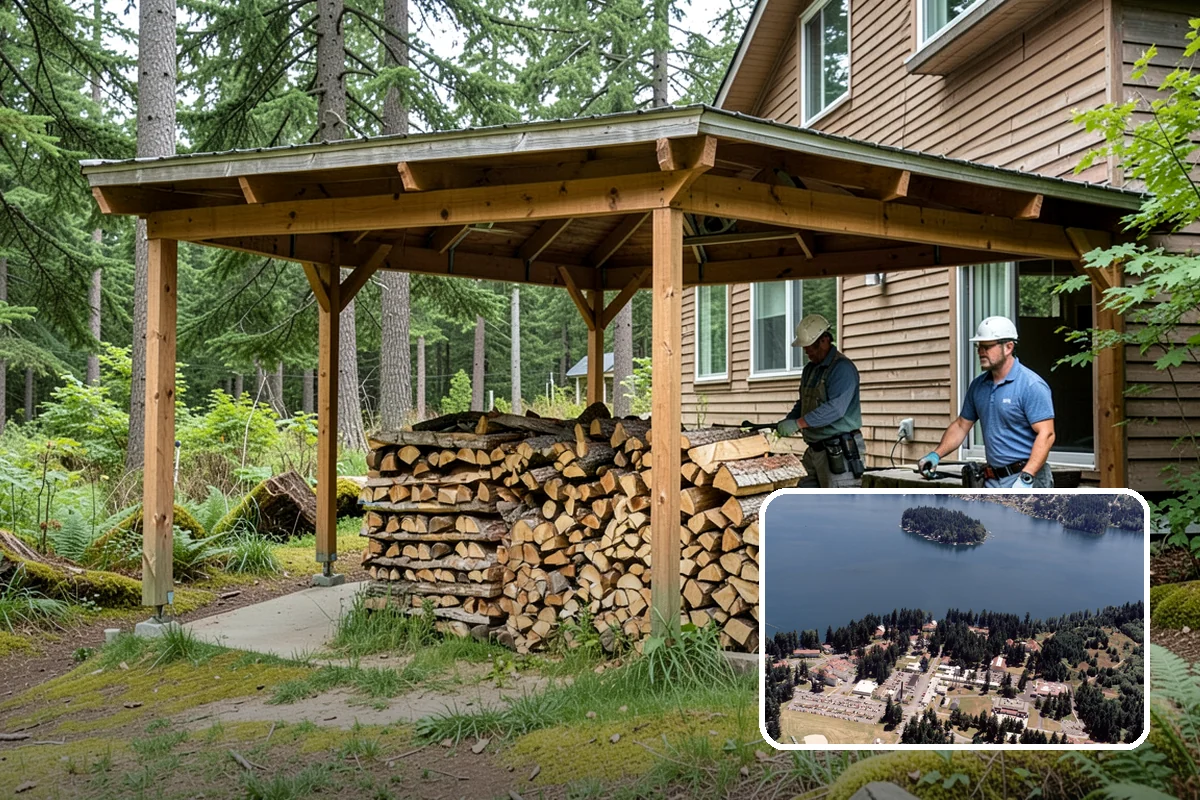Wedding Firewood in Lakewood, Pierce County, WA - Fully seasoned wood that lights cleanly on cue