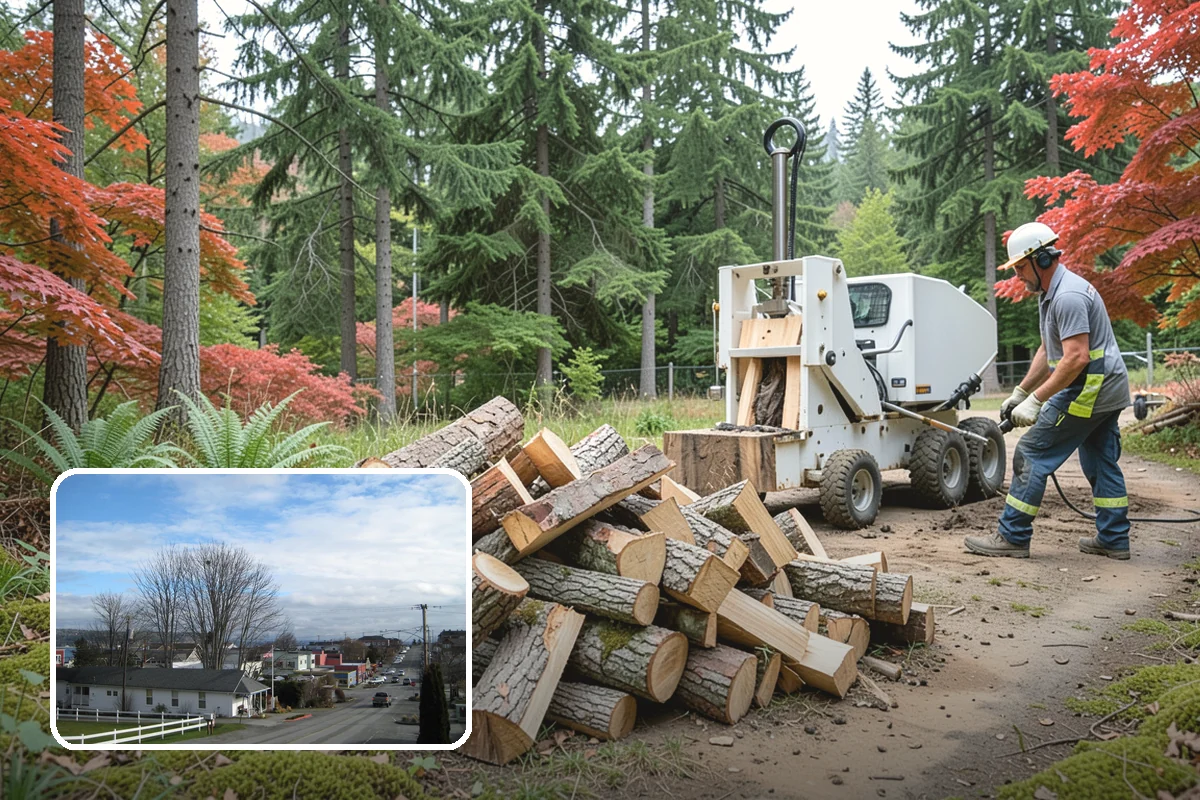 Wedding Firewood in Langley, WA - Fully seasoned wood that lights cleanly on cue