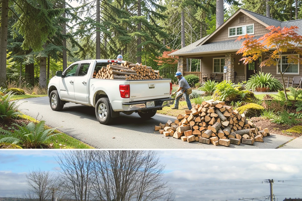 Wedding Firewood in Langley, WA - Reserve wedding firewood early for the popular spring, summer, and fall wedding seasons.