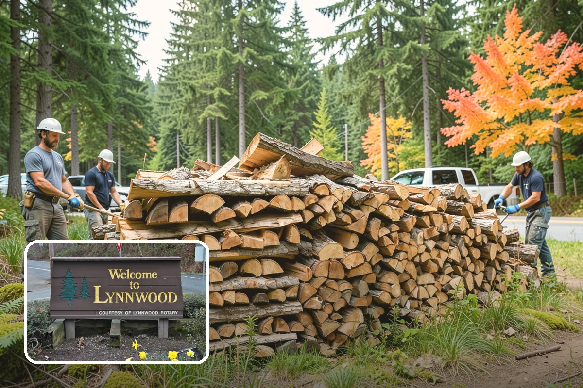 Wedding Firewood in Lynnwood, Snohomish County, WA - Fully seasoned wood that lights cleanly on cue