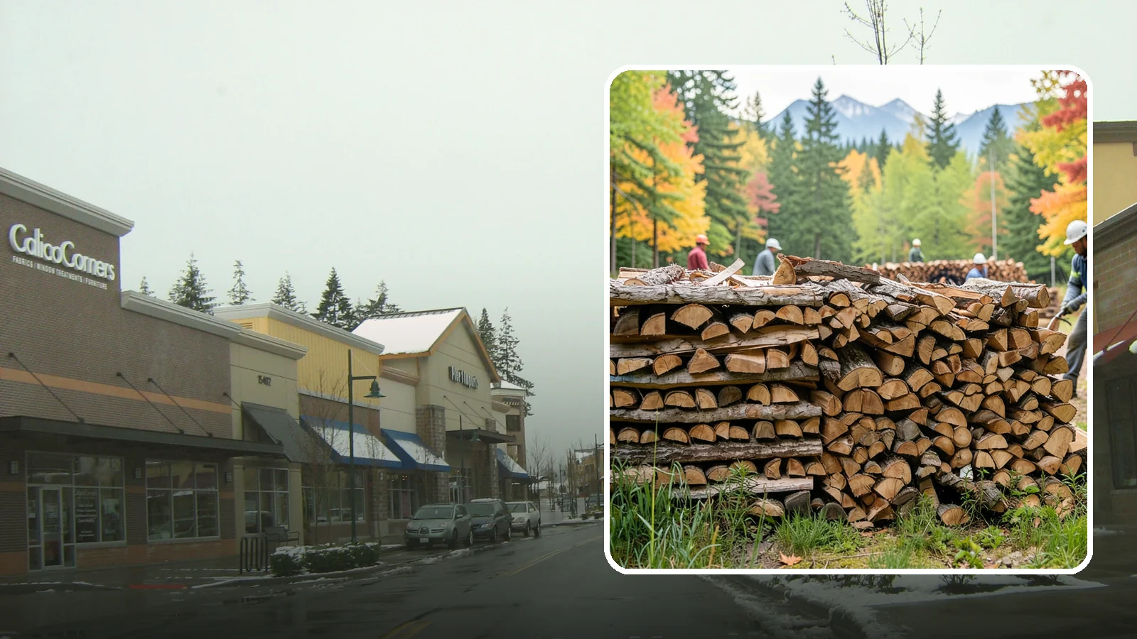 Wedding Firewood in Mill Creek, Snohomish County, WA - We supply clean, seasoned firewood for Pacific Northwest weddings so ceremony and reception fires light beautifully on the big...