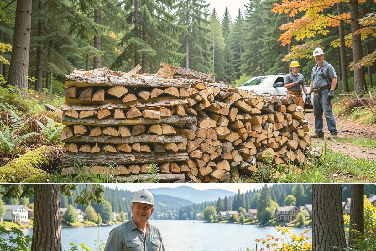 Wedding Firewood in Milton, King County, WA - Reserve wedding firewood early for the popular spring, summer, and fall wedding seasons.