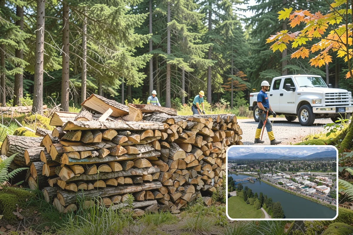 Wedding Firewood in Mount Vernon, Skagit County, WA - Fully seasoned wood that lights cleanly on cue
