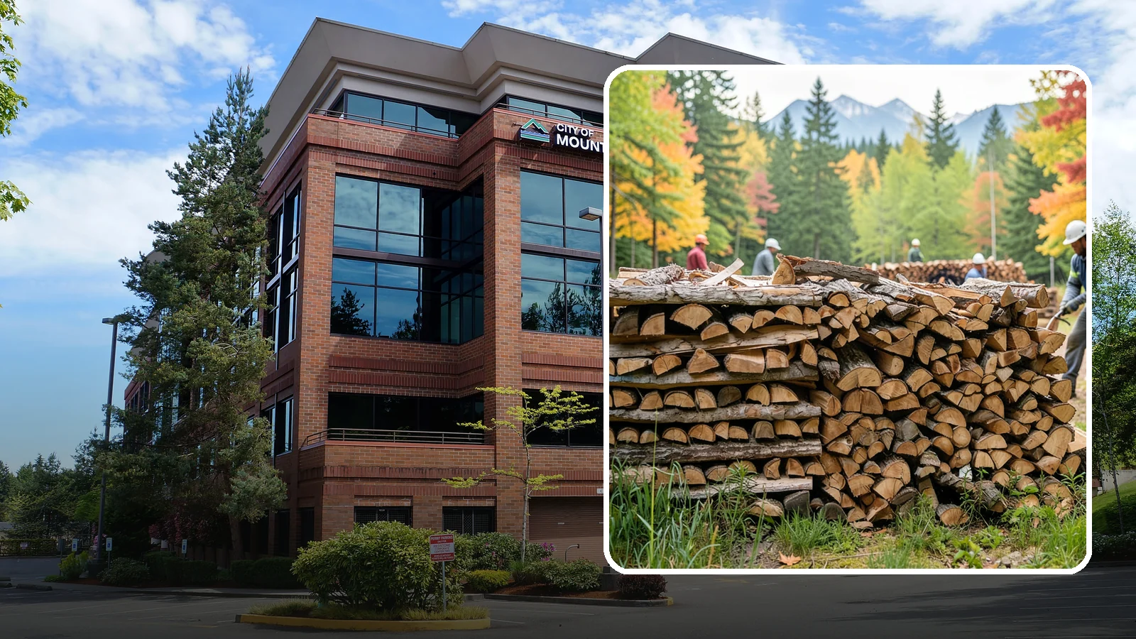 Wedding Firewood in Mountlake Terrace, Snohomish County, WA - We supply clean, seasoned firewood for Pacific Northwest weddings so ceremony and reception fires light beautifully on the big...