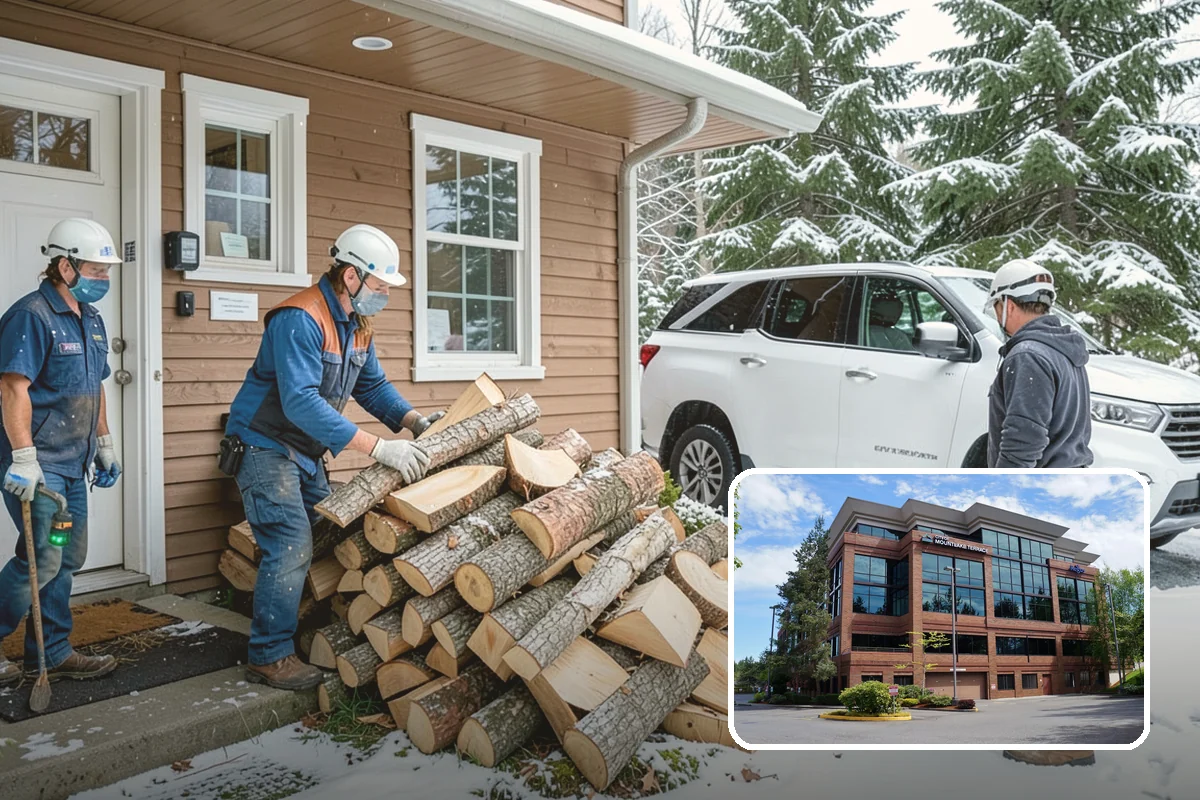 Wedding Firewood in Mountlake Terrace, Snohomish County, WA - Fully seasoned wood that lights cleanly on cue