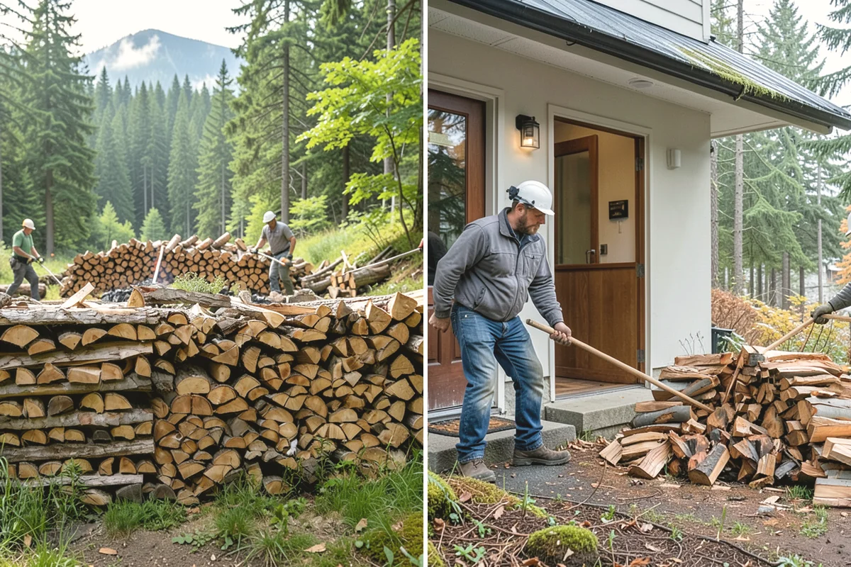 Wedding Firewood in Mukilteo, Snohomish County, WA - Confirm the date, venue, and fire features