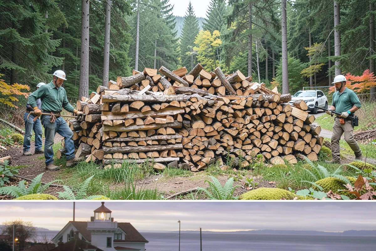 Wedding Firewood in Mukilteo, Snohomish County, WA - Reserve wedding firewood early for the popular spring, summer, and fall wedding seasons.