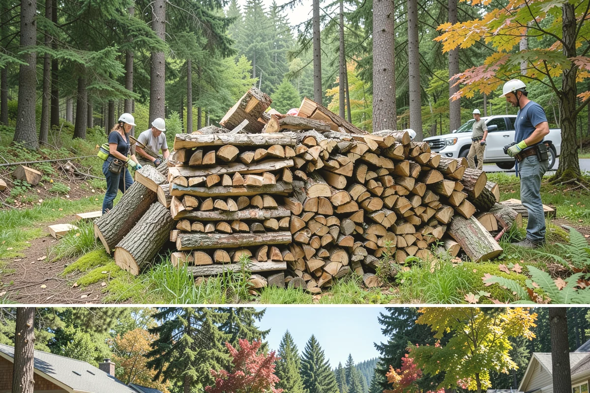 Wedding Firewood in Orting, Pierce County, WA - Reserve wedding firewood early for the popular spring, summer, and fall wedding seasons.