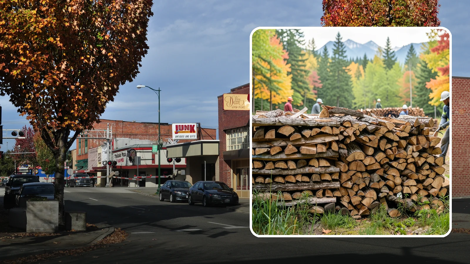 Wedding Firewood in Puyallup, Pierce County, WA - We supply clean, seasoned firewood for Pacific Northwest weddings so ceremony and reception fires light beautifully on the big...