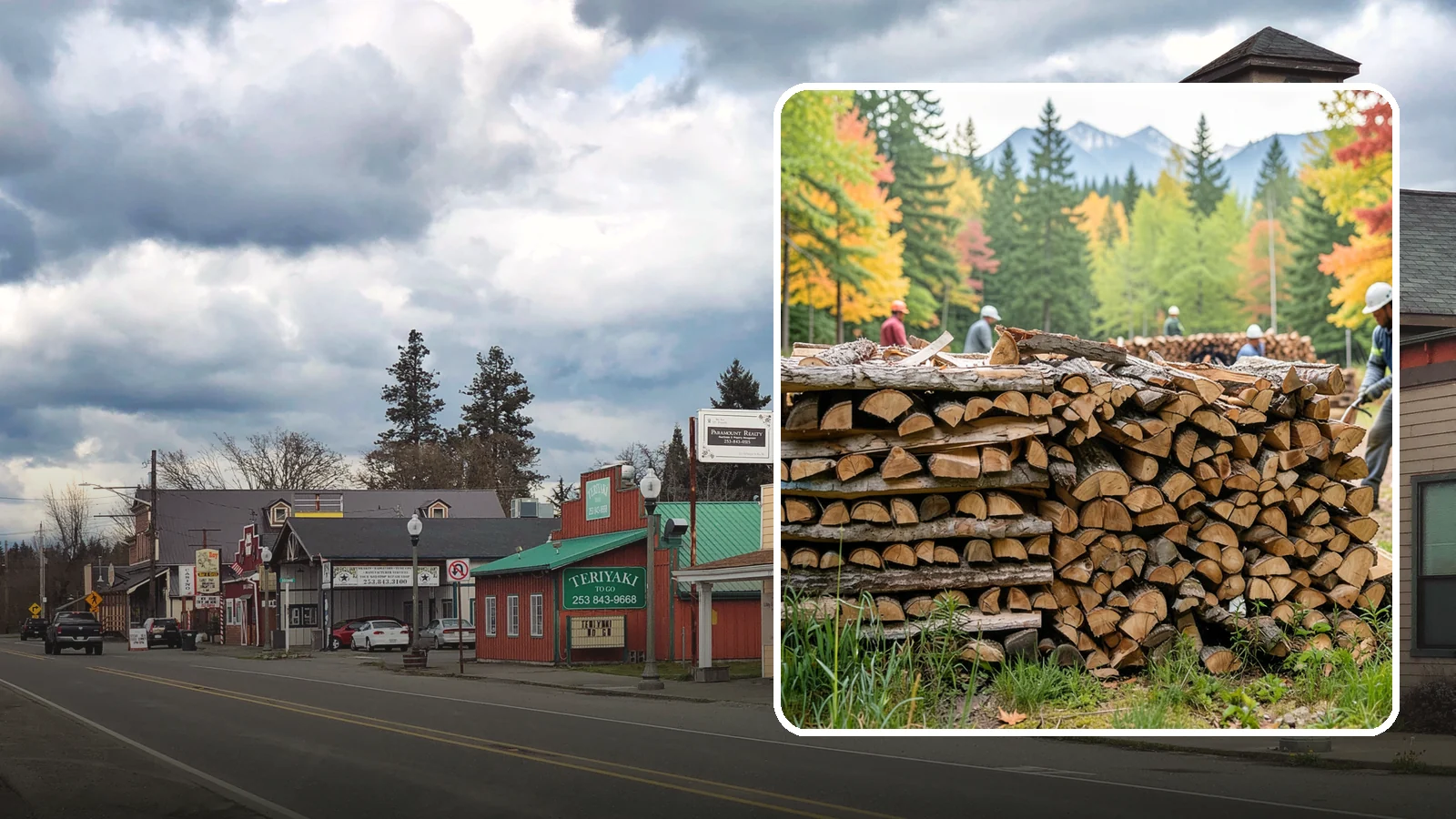 Wedding Firewood in Roy, Pierce County, WA - We supply clean, seasoned firewood for Pacific Northwest weddings so ceremony and reception fires light beautifully on the big...