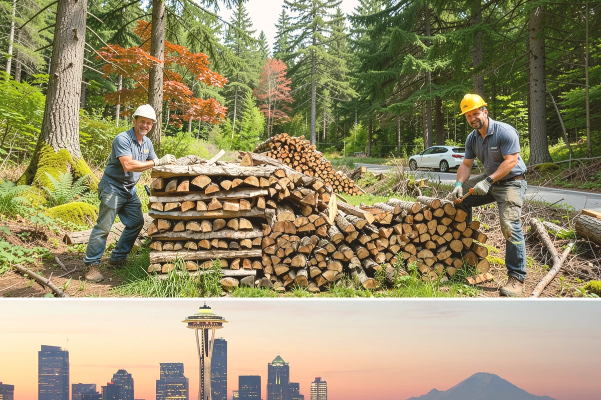 Wedding Firewood in Seattle, King County, WA - Reserve wedding firewood early for the popular spring, summer, and fall wedding seasons.