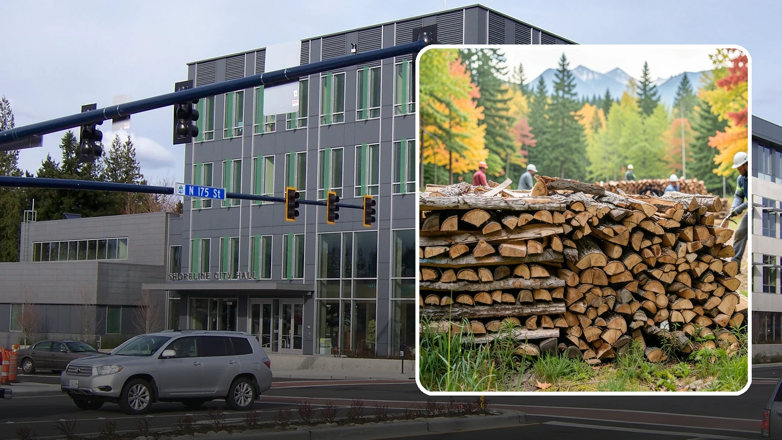 Wedding Firewood in Shoreline, King County, WA - We supply clean, seasoned firewood for Pacific Northwest weddings so ceremony and reception fires light beautifully on the big...