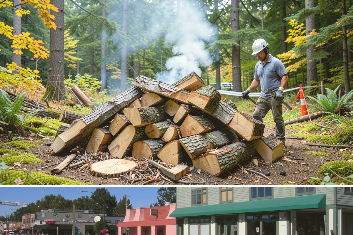 Wedding Firewood in Snoqualmie, King County, WA - Reserve wedding firewood early for the popular spring, summer, and fall wedding seasons.