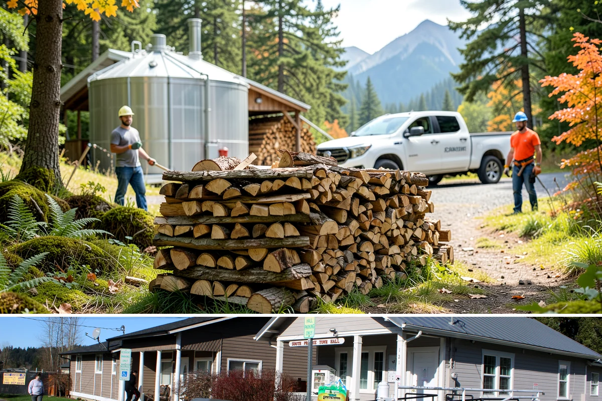 Wedding Firewood in South Prairie, Pierce County, WA - Reserve wedding firewood early for the popular spring, summer, and fall wedding seasons.