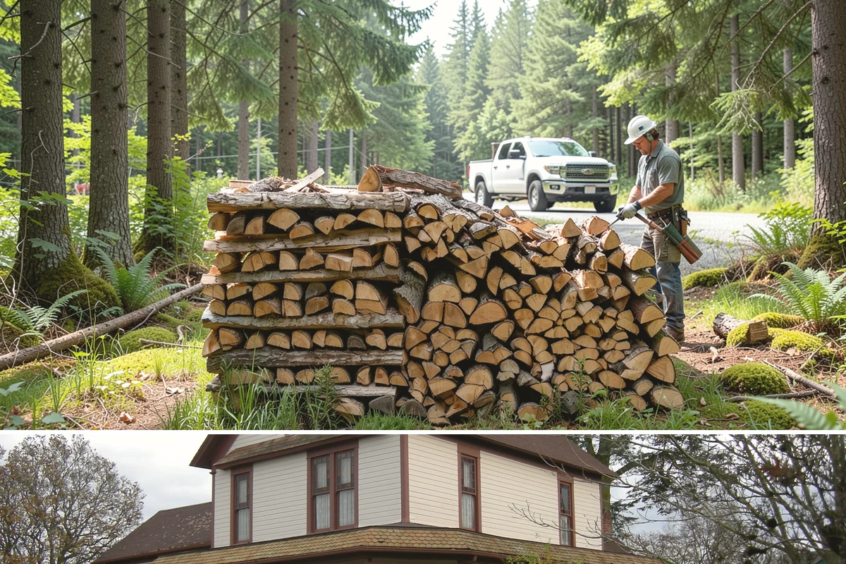 Wedding Firewood in Sumner, Pierce County, WA - Reserve wedding firewood early for the popular spring, summer, and fall wedding seasons.