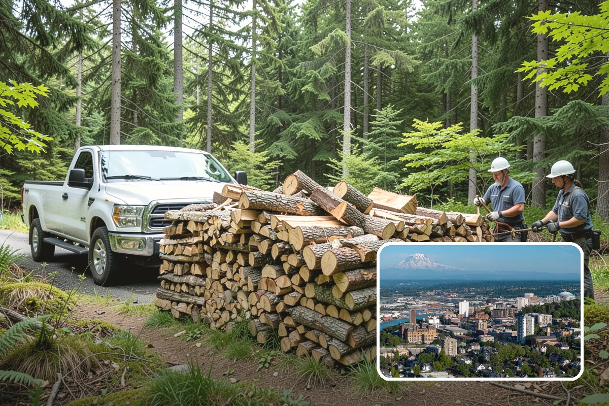 Wedding Firewood in Tacoma, Pierce County, WA - Fully seasoned wood that lights cleanly on cue