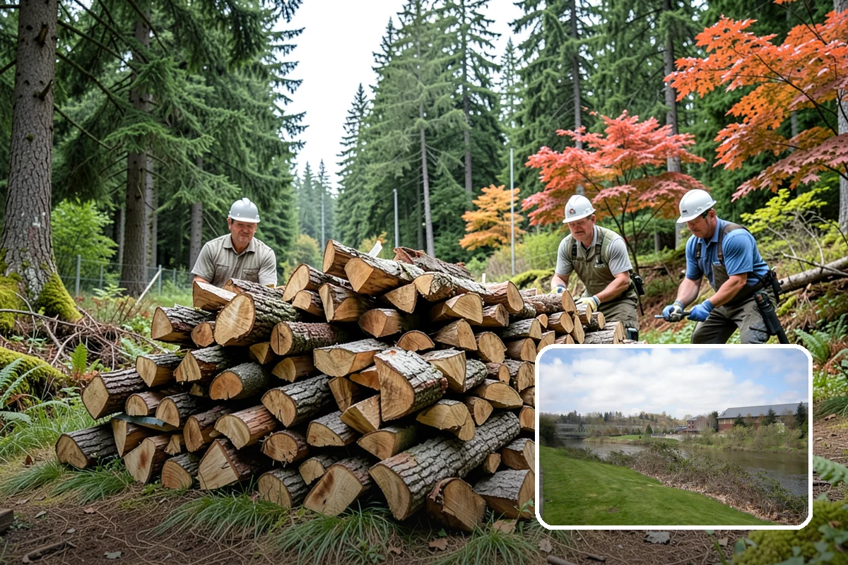 Wedding Firewood in Tukwila, King County, WA - Fully seasoned wood that lights cleanly on cue