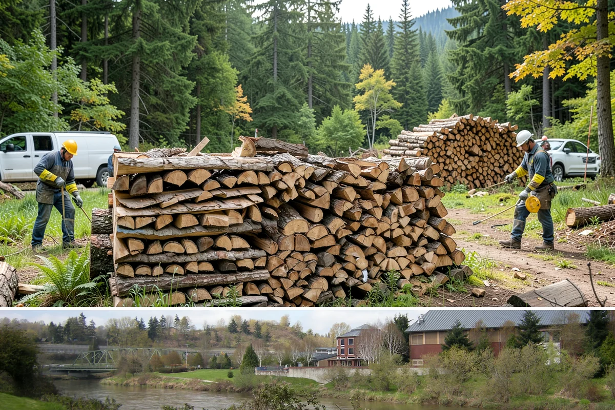 Wedding Firewood in Tukwila, King County, WA - Reserve wedding firewood early for the popular spring, summer, and fall wedding seasons.