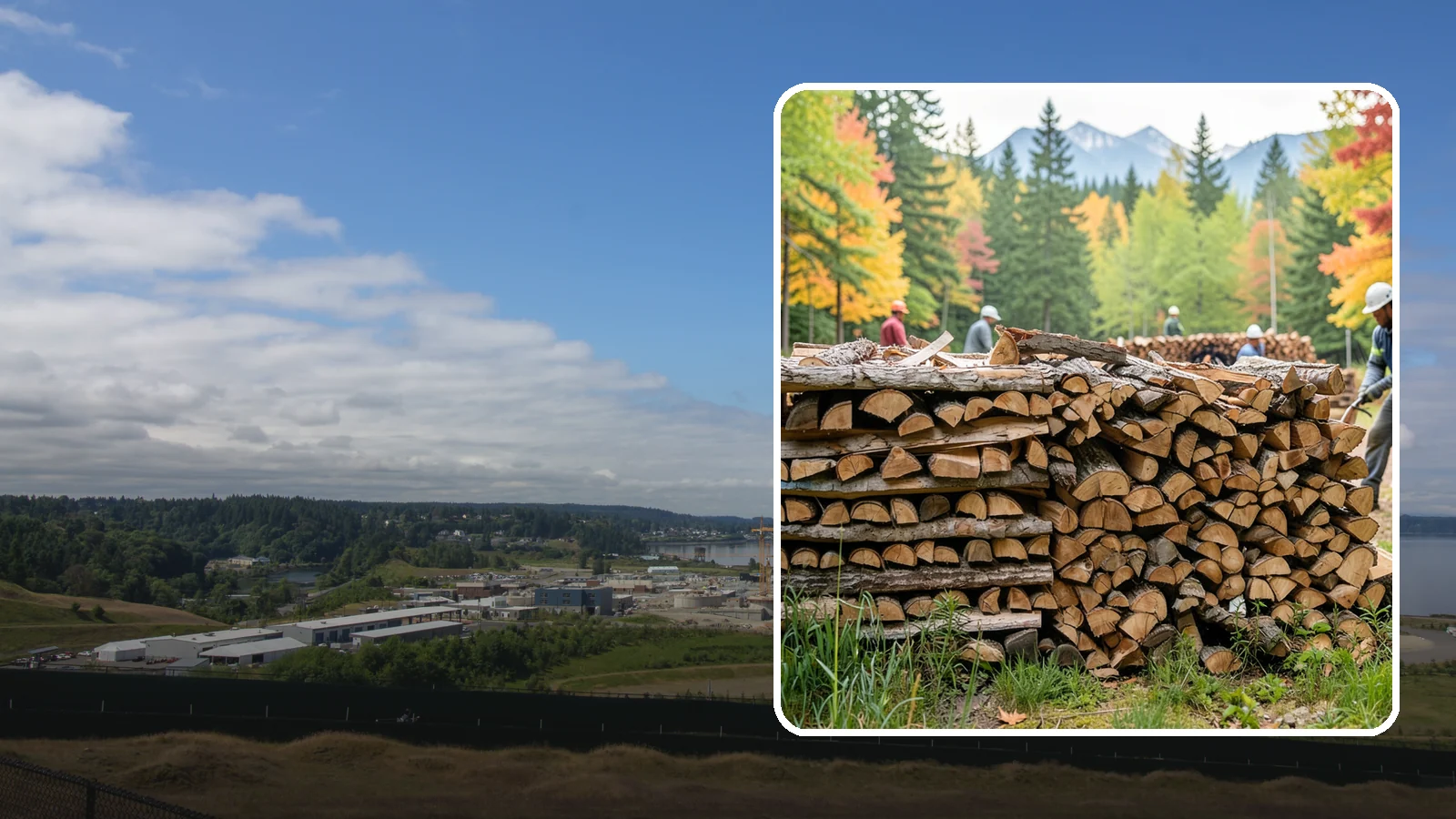 Wedding Firewood in University Place, Pierce County, WA - We supply clean, seasoned firewood for Pacific Northwest weddings so ceremony and reception fires light beautifully on the big...