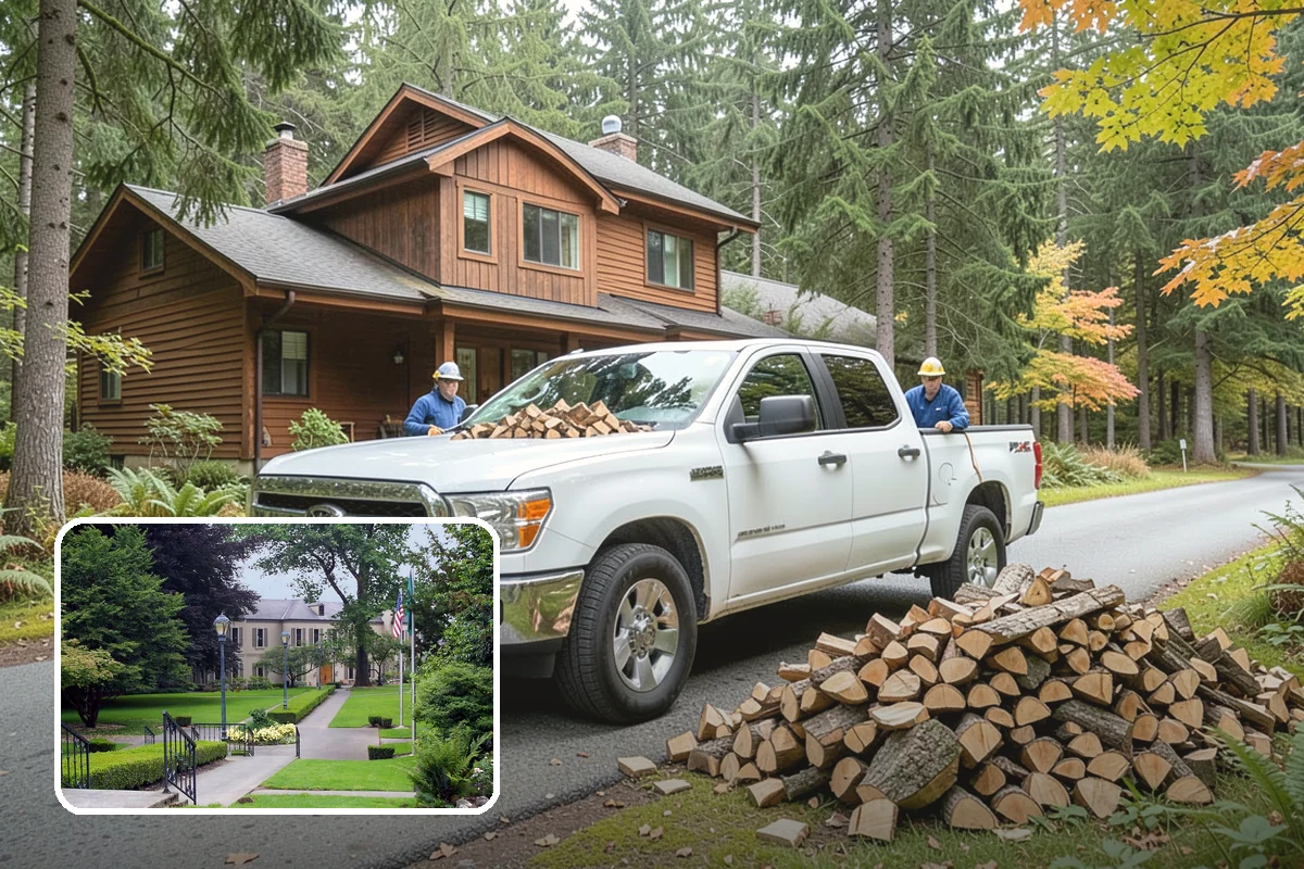 Wedding Firewood in Woodinville, King County, WA - Fully seasoned wood that lights cleanly on cue